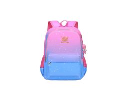 Trendy Korean Design Printed School Bag